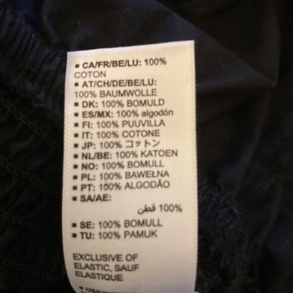 The Drop Black Ruffle Smocked Top Size XS - Picture 8 of 8